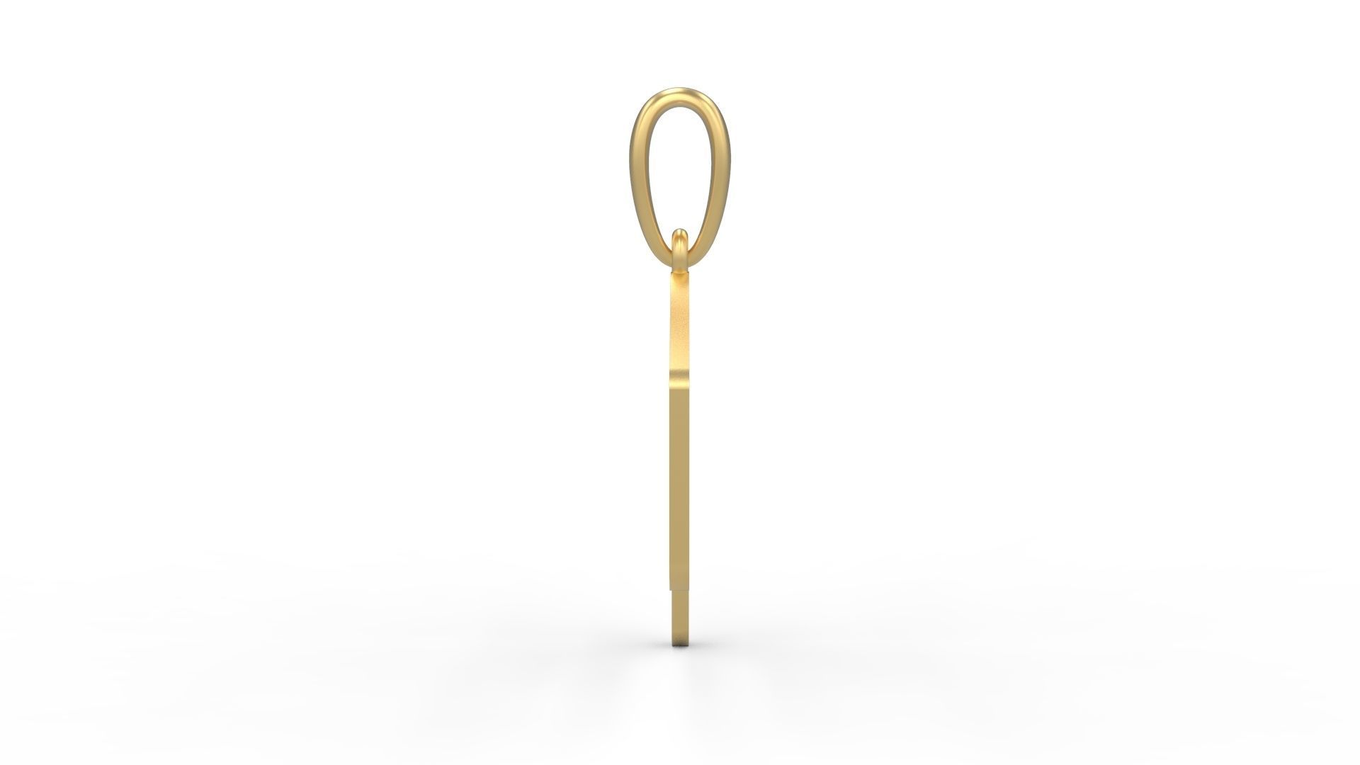 Initial Letters Pendant Transistor P 3D print model_2