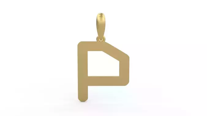 Initial Letters Pendant Transistor P
