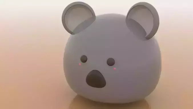 Little Bear Low-poly 3D model
