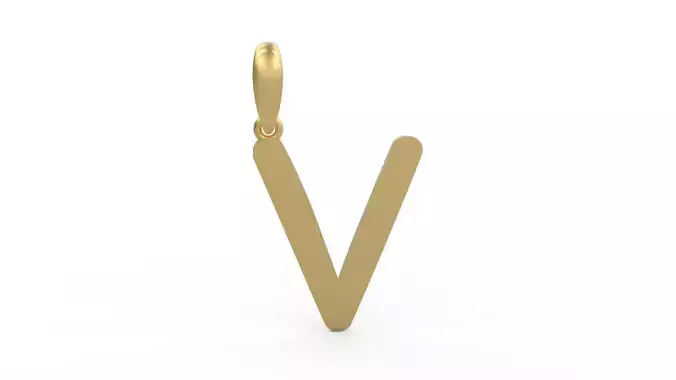 Initial Letters Pendant Transistor V