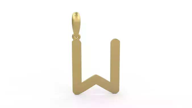 Initial Letters Pendant Transistor W