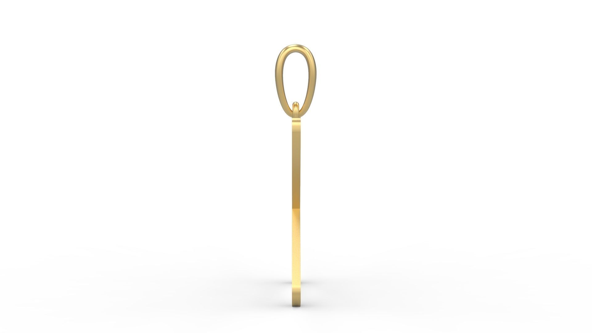 Initial Letters Pendant Transistor X 3D print model_2