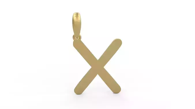 Initial Letters Pendant Transistor X
