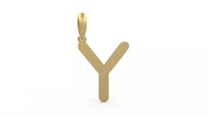 Initial Letters Pendant Transistor Y