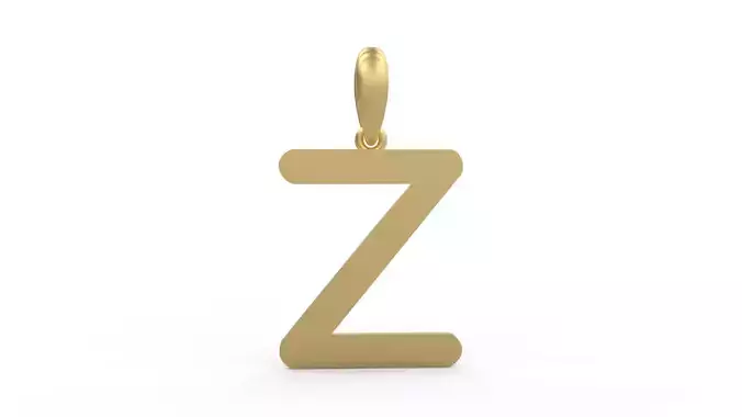 Initial Letters Pendant Transistor Z