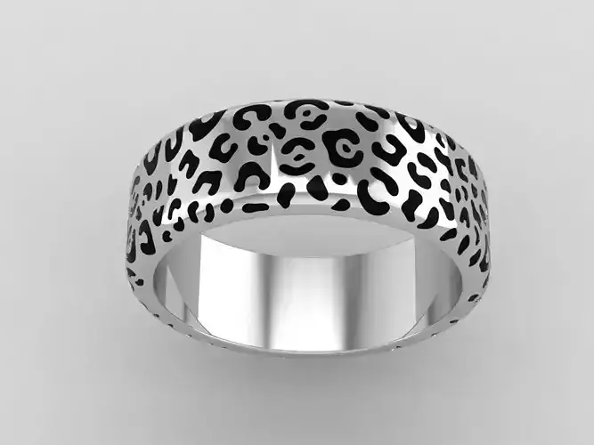 Pantera ring Low-poly 3D model