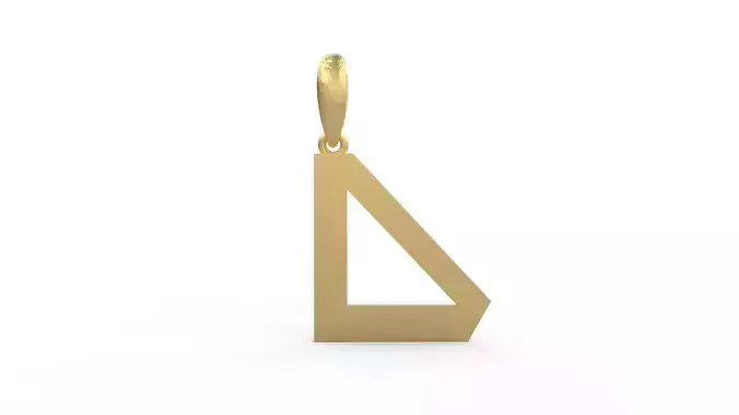 Initial Letters Pendant Iron Maiden D