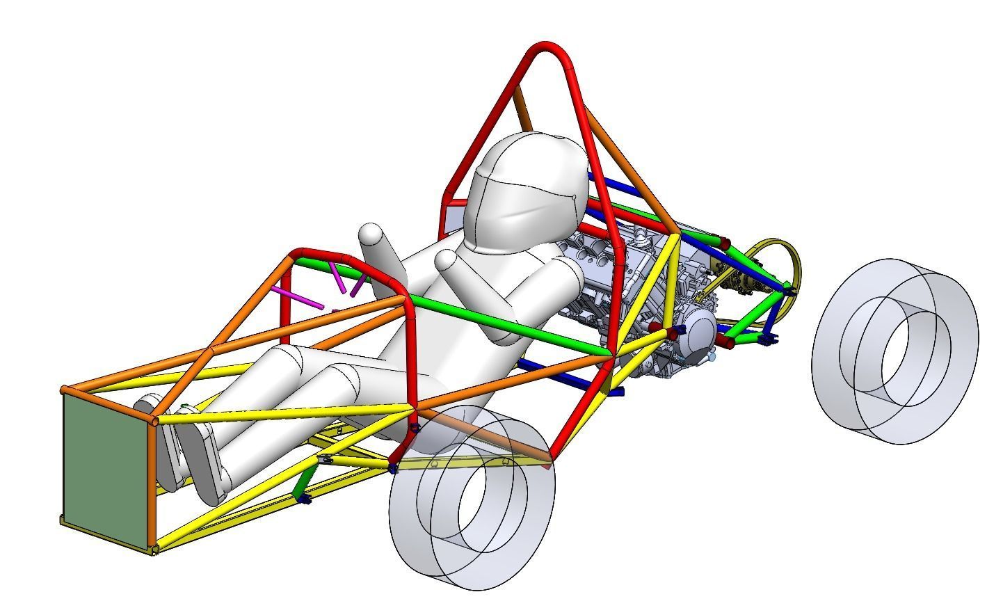 formula car frame 3D model_6