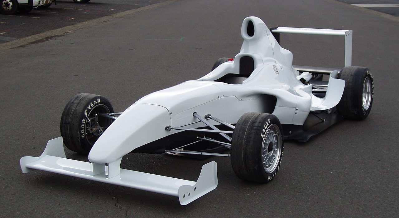 formula car frame 3D model_1