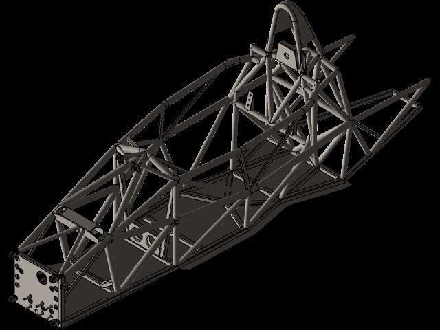 formula car frame 3D model_5
