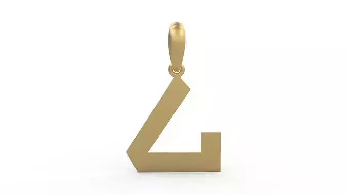 Initial Letters Pendant Iron Maiden G