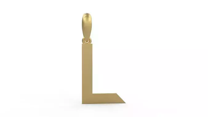 Initial Letters Pendant Iron Maiden L