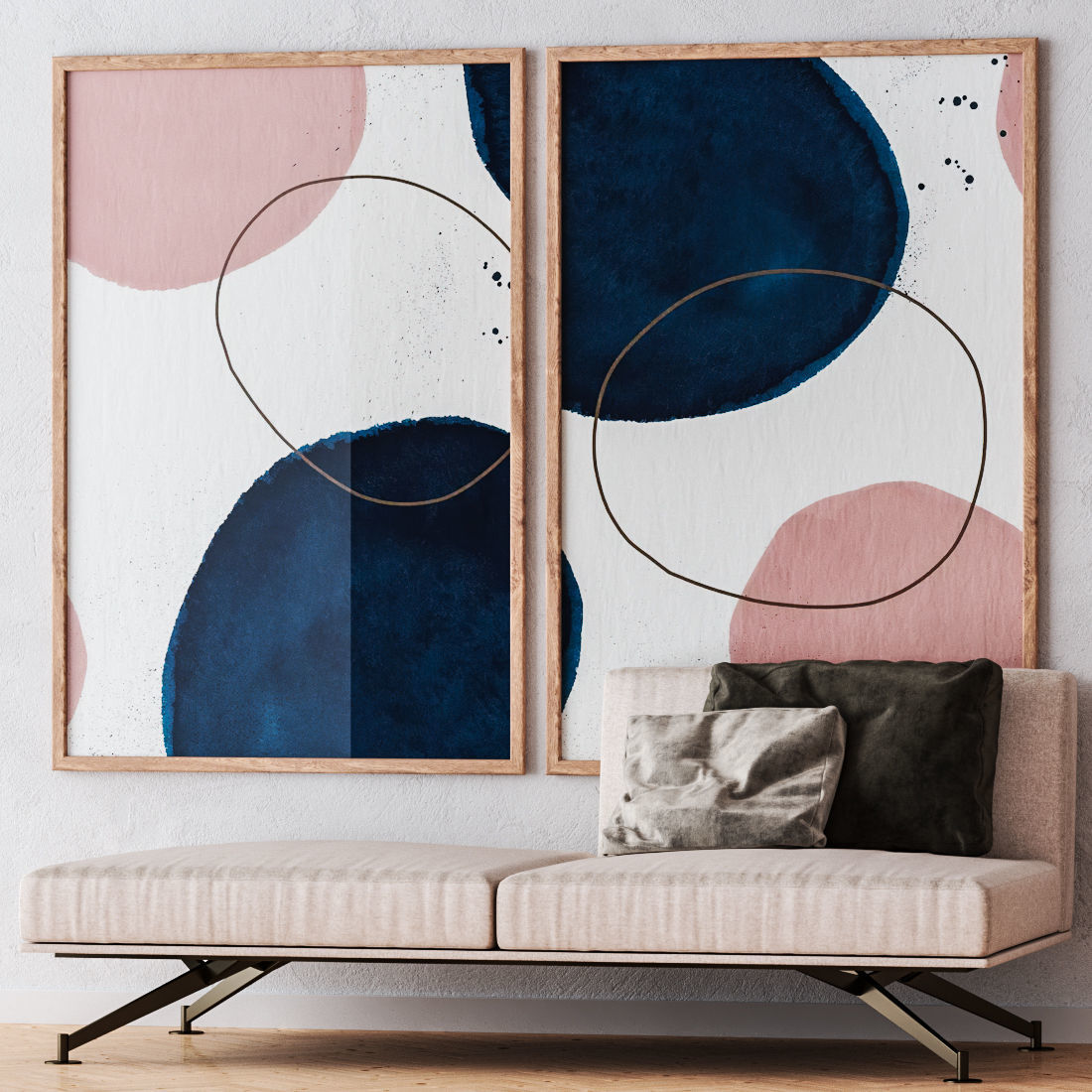 Set of large wall paintings  526 3D model_1