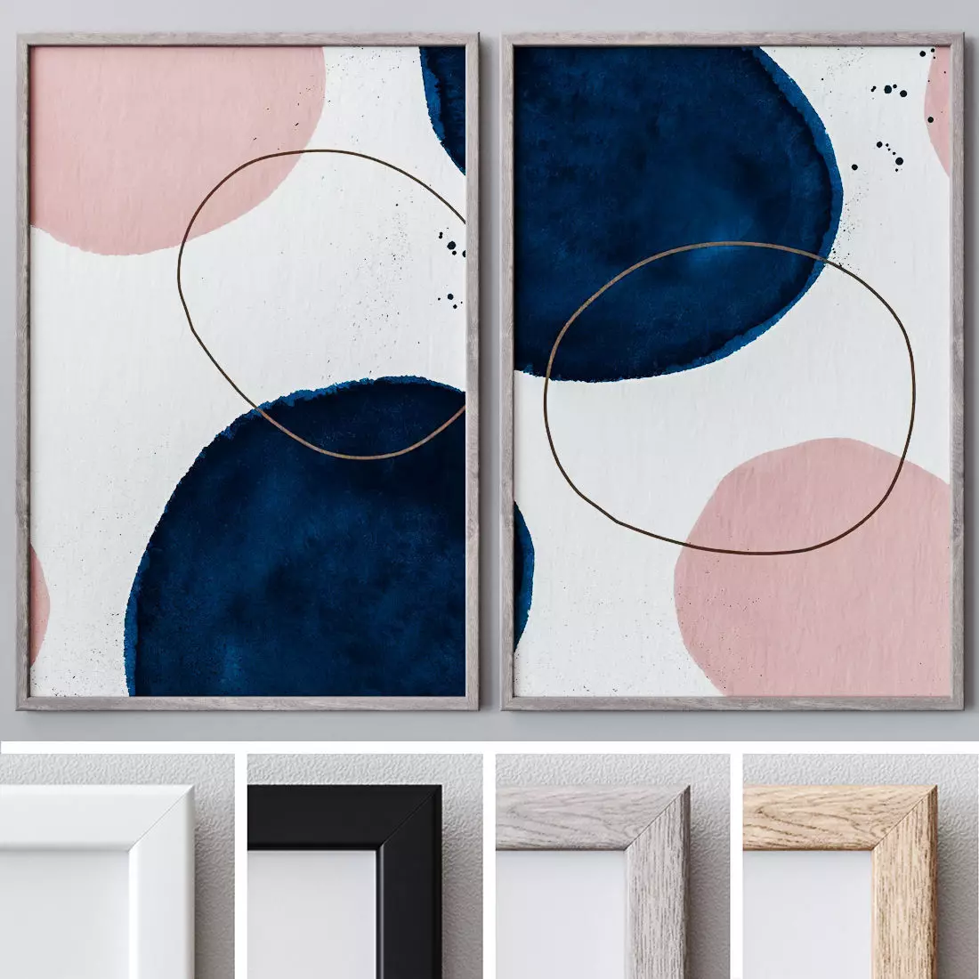 Set of large wall paintings  526 3D model_0