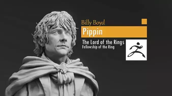 Billy Boyd - Pippin - The Lord Of The Rings 3D print model