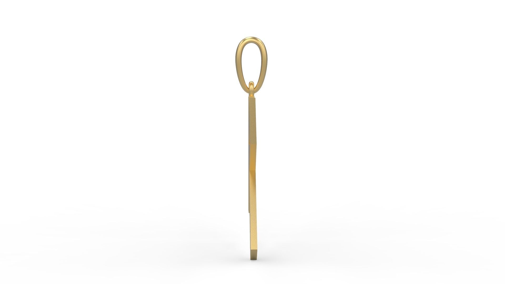 Initial Letters Pendant Iron Maiden R 3D print model_2