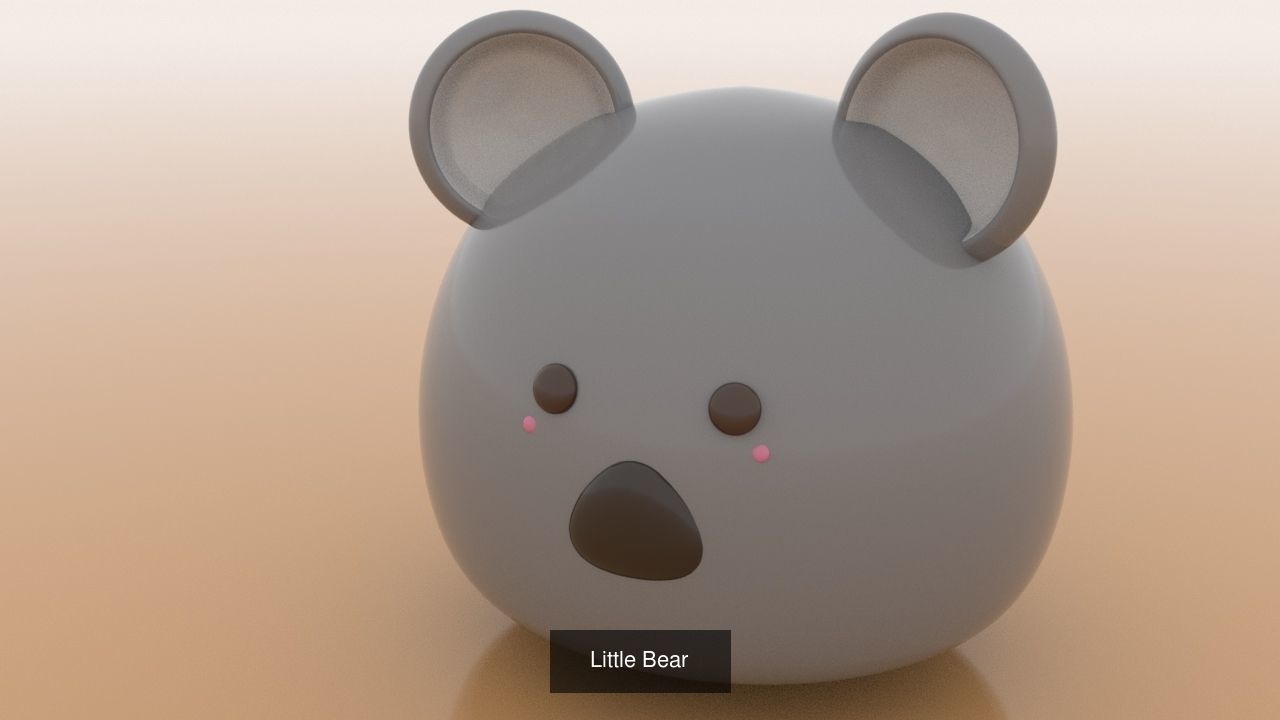 Cute Little Things 3D Model Collection_11