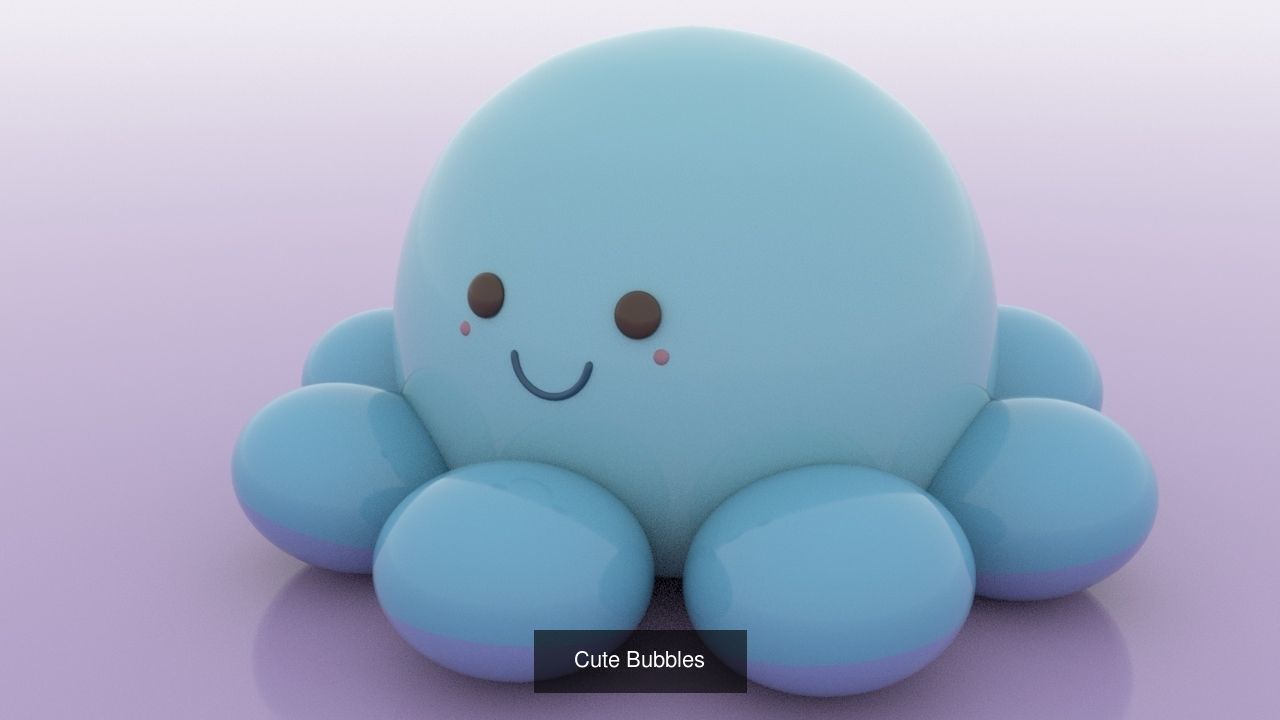 Cute Little Things 3D Model Collection_9