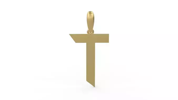 Initial Letters Pendant Iron Maiden T