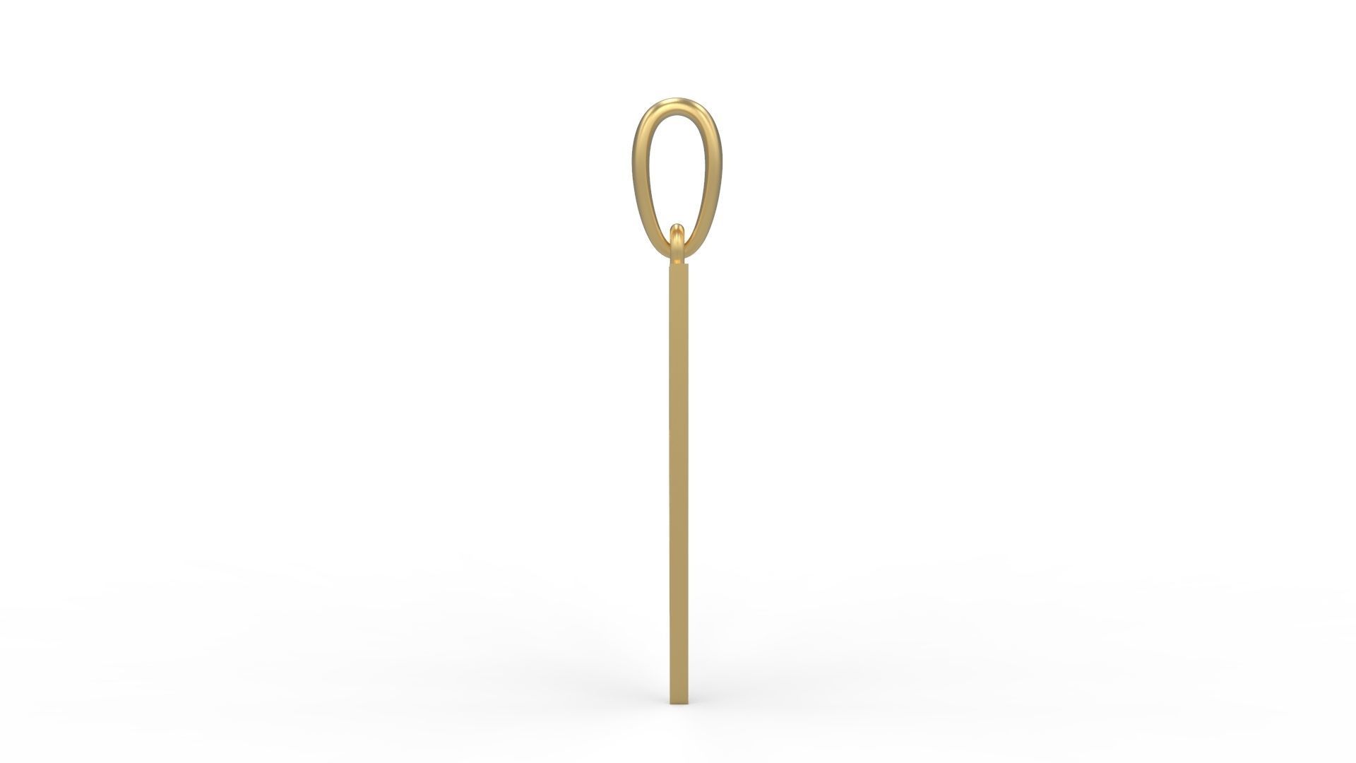 Initial Letters Pendant Iron Maiden V 3D print model_2