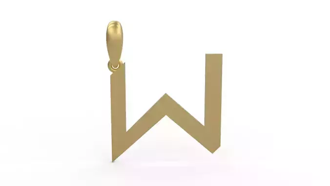 Initial Letters Pendant Iron Maiden W