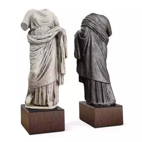 Athena tall sculpture 3D model