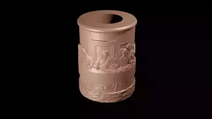 Last Supper bas-relief