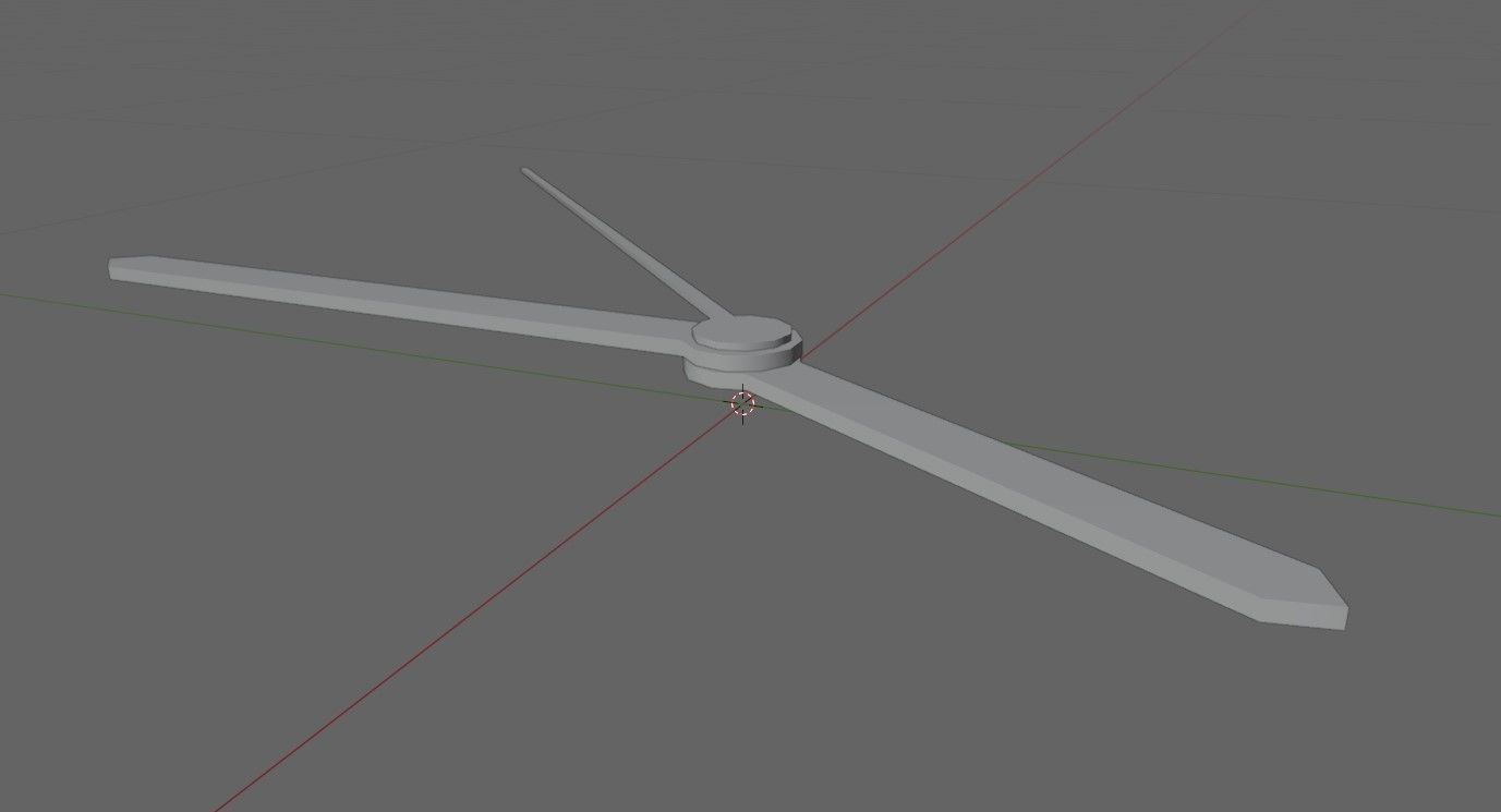 Wall Clock - Relogio de Parede Low-poly 3D model_15