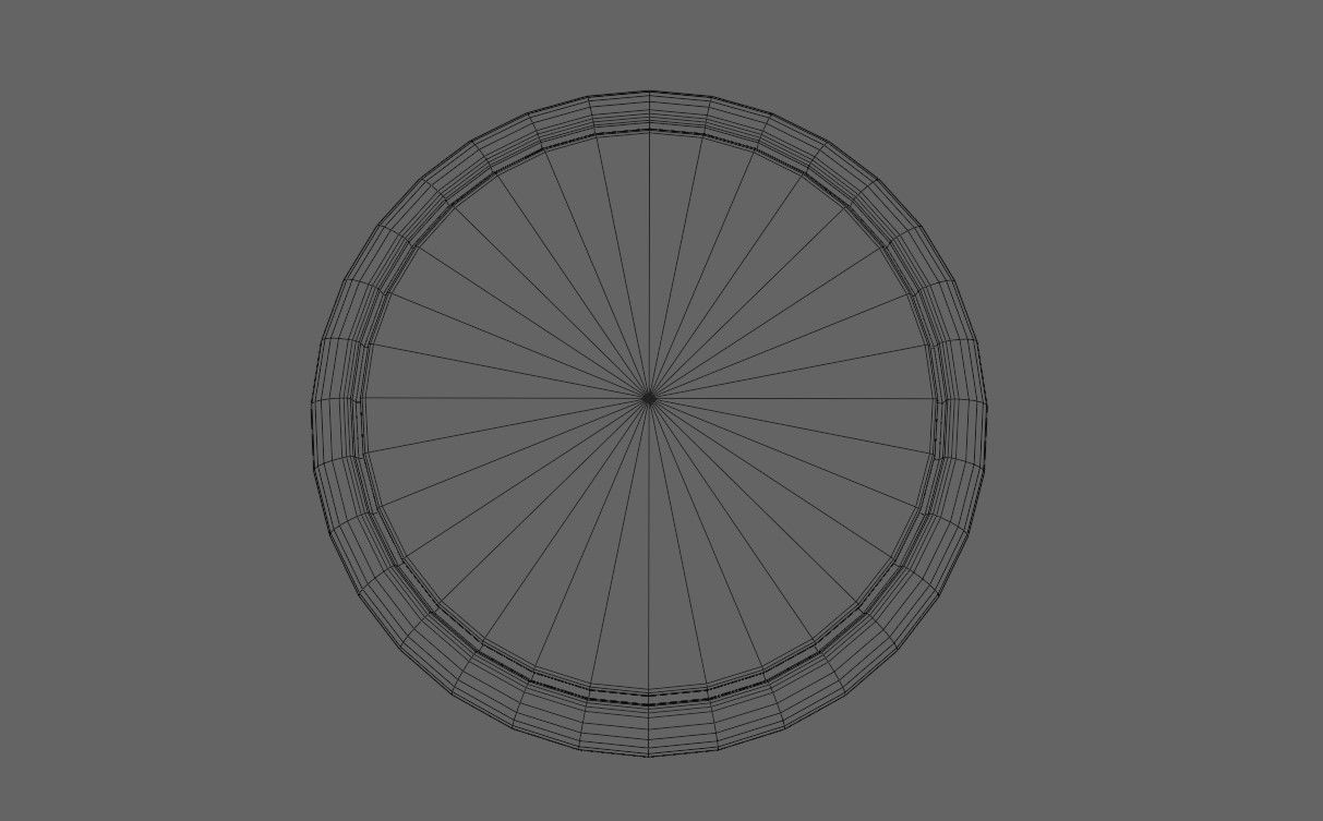 Wall Clock - Relogio de Parede Low-poly 3D model_11