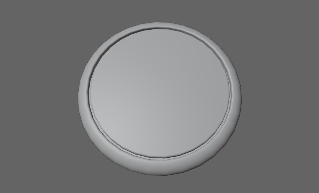 Wall Clock - Relogio de Parede Low-poly 3D model_5