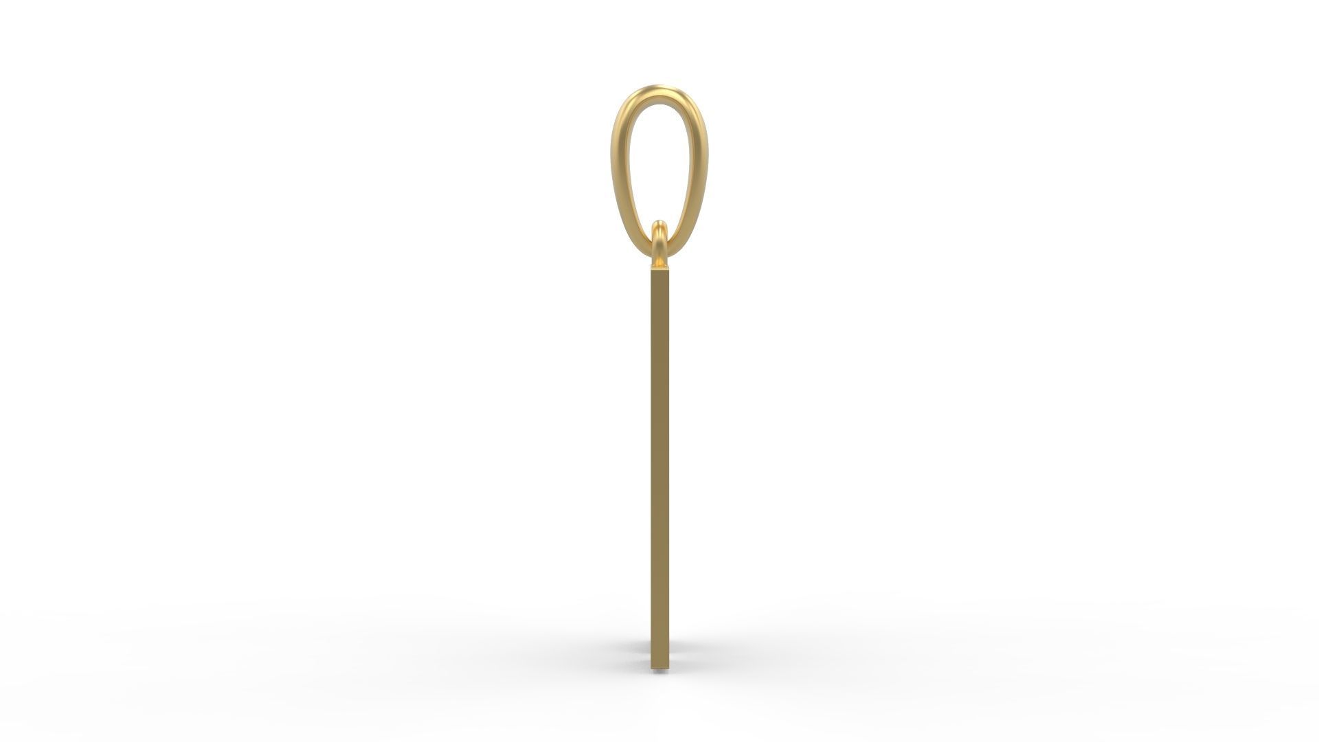 Initial Letters Pendant Jack Stanislav A 3D print model_2