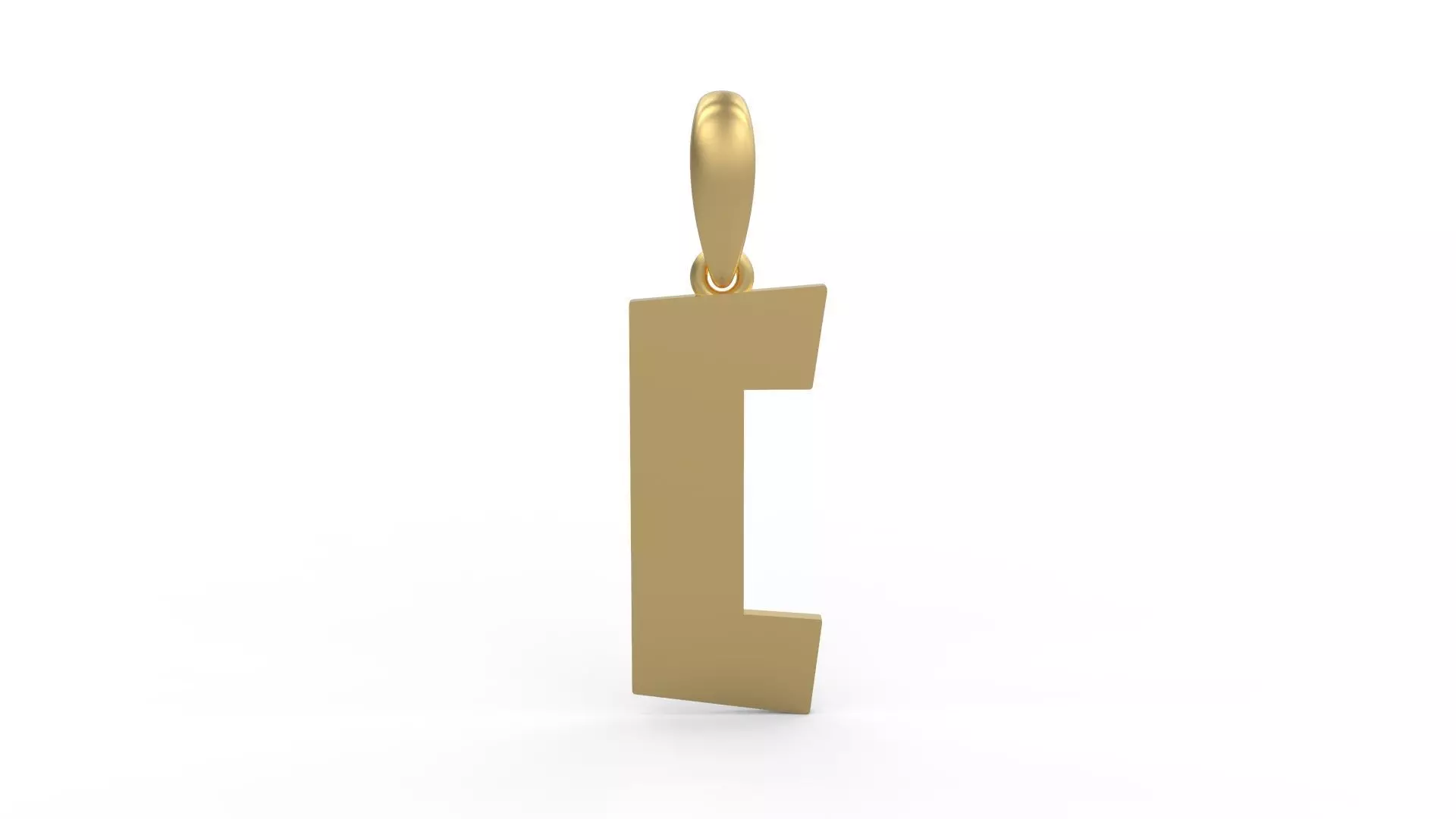 Initial Letters Pendant Jack Stanislav C 3D print model_0