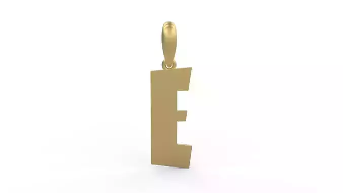 Initial Letters Pendant Jack Stanislav E 3D print model