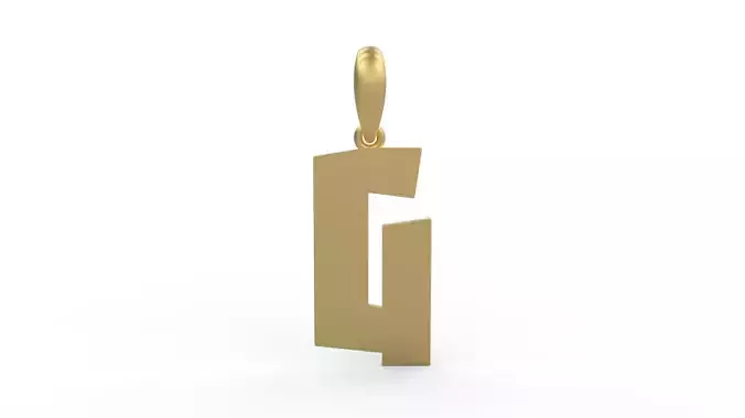 Initial Letters Pendant Jack Stanislav G