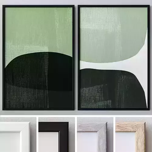 Set of large wall paintings  534