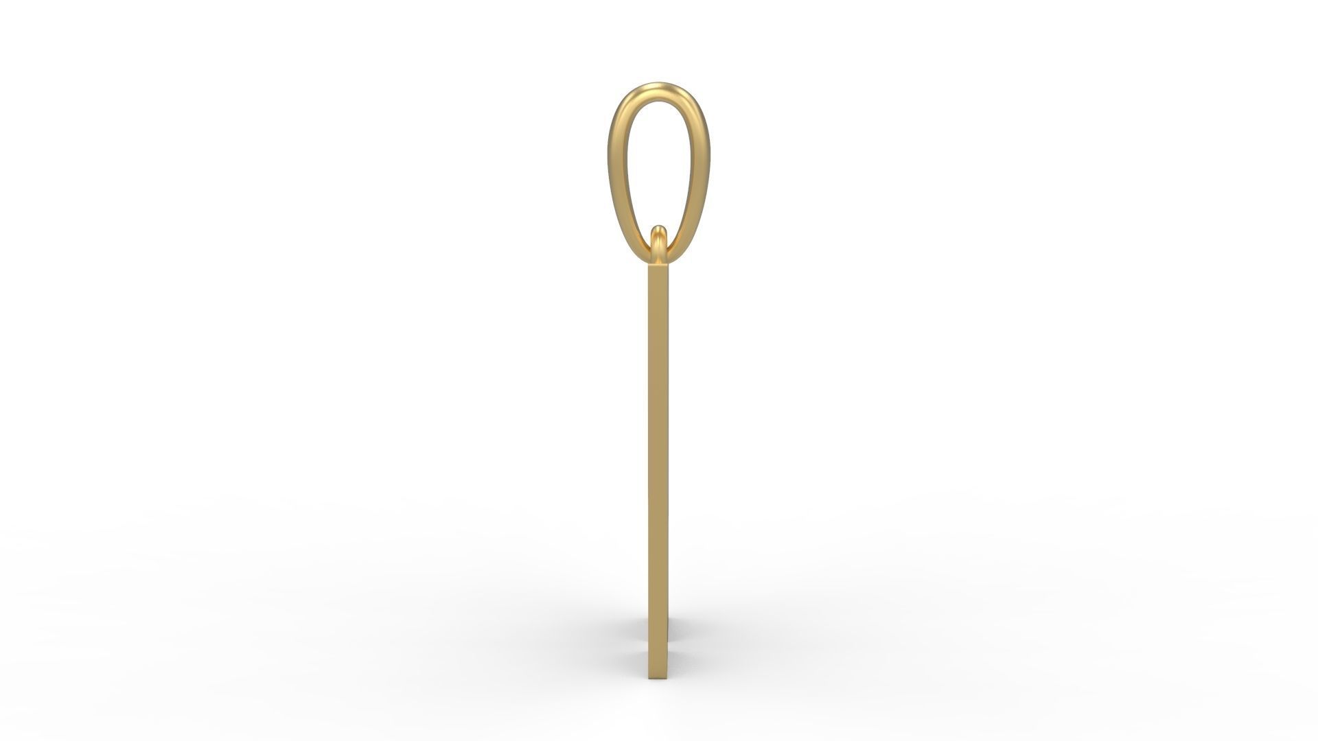 Initial Letters Pendant Jack Stanislav H 3D print model_2