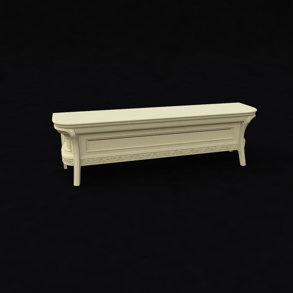 cabinet and mirror 3D model_2