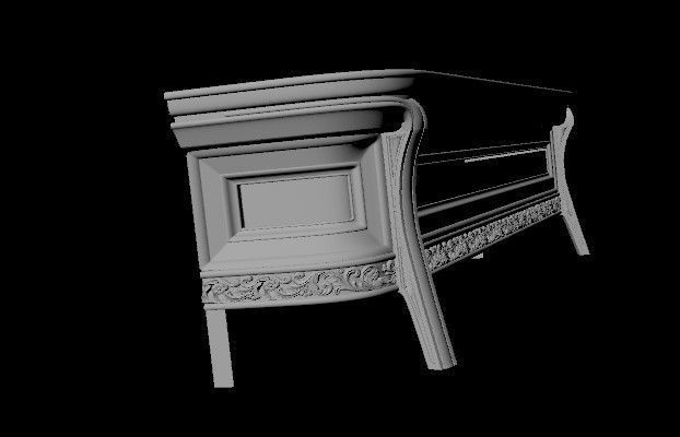 cabinet and mirror 3D model_7