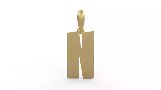 Initial Letters Pendant Jack Stanislav N