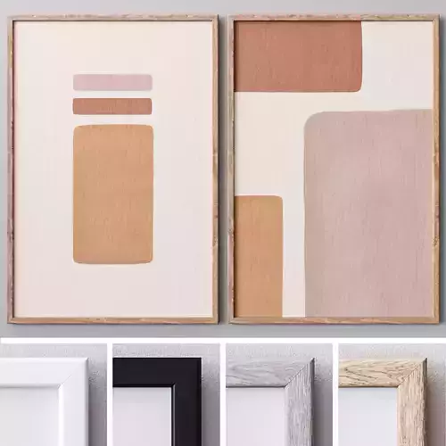 Set of large wall paintings  536