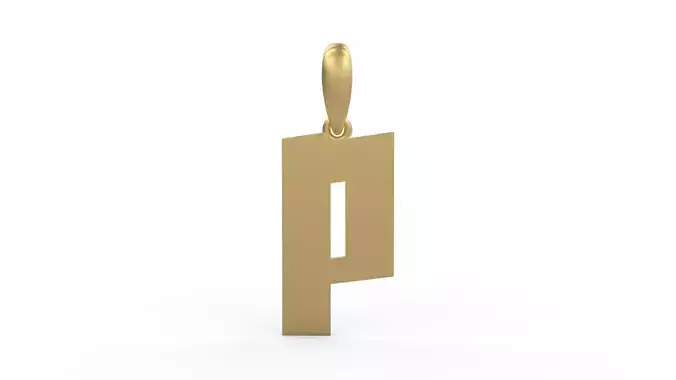 Initial Letters Pendant Jack Stanislav P