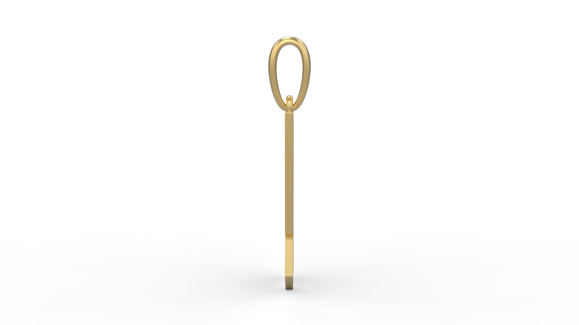 Initial Letters Pendant Jack Stanislav R 3D print model_2