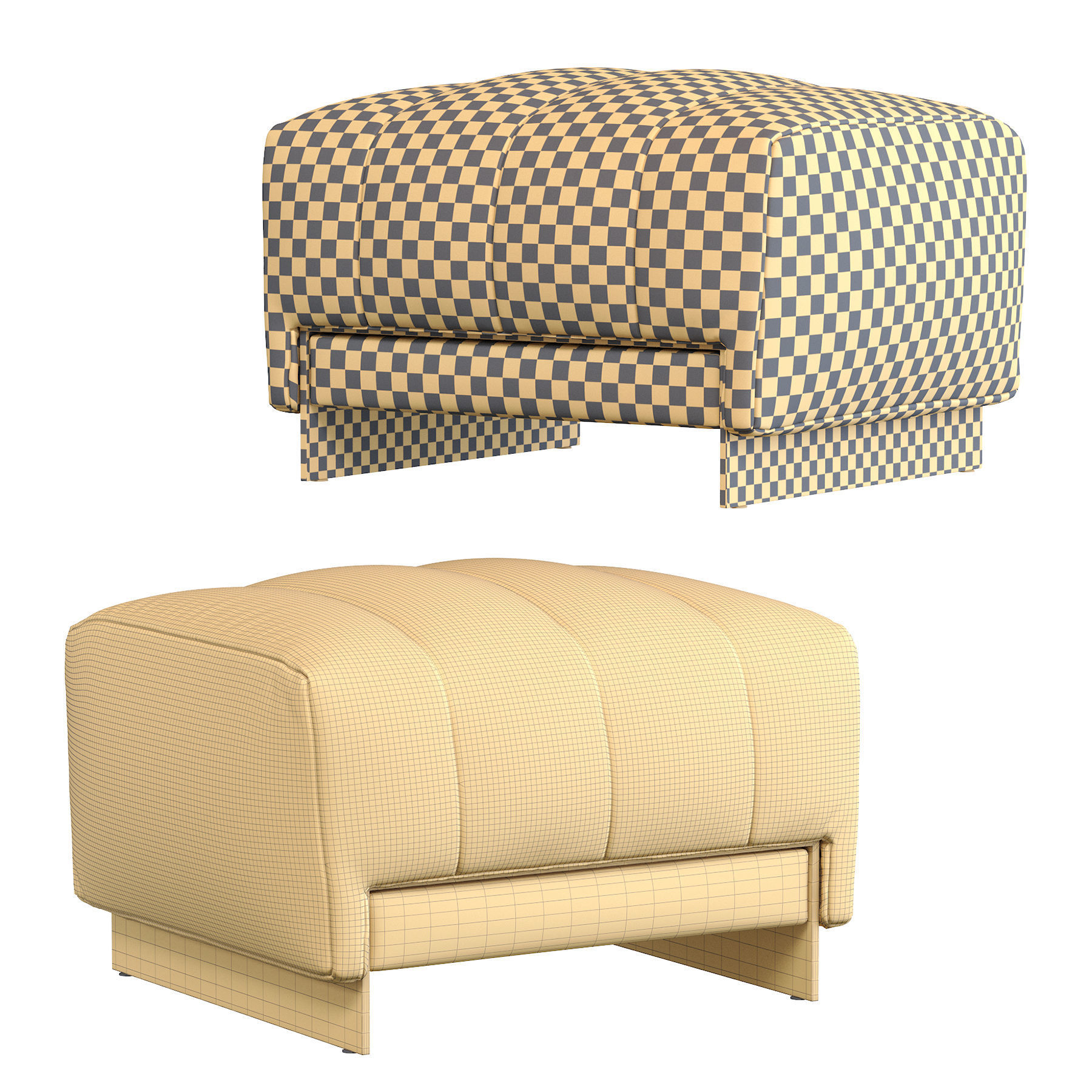 The Well Balanced Ottoman 3D model_4