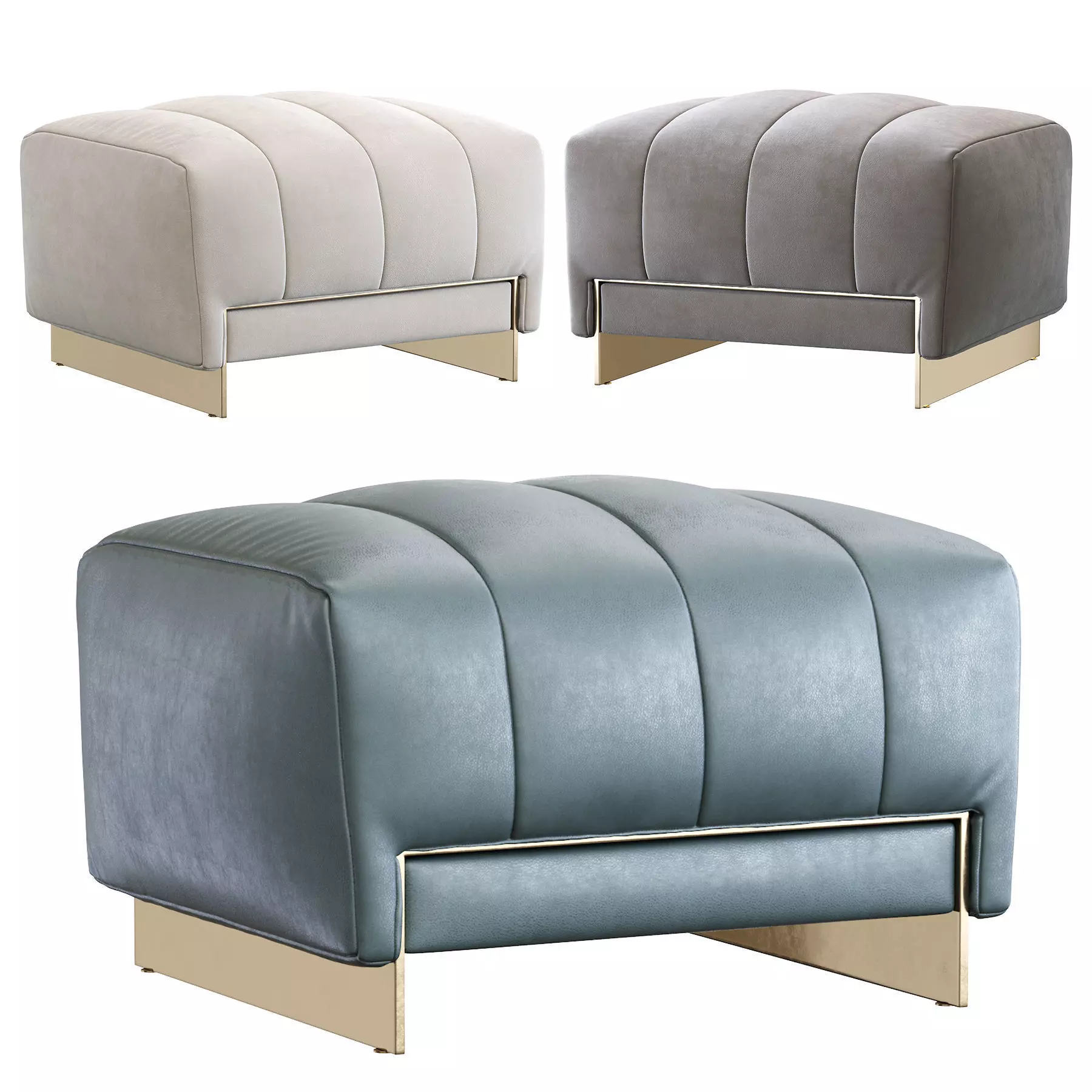 The Well Balanced Ottoman 3D model_0