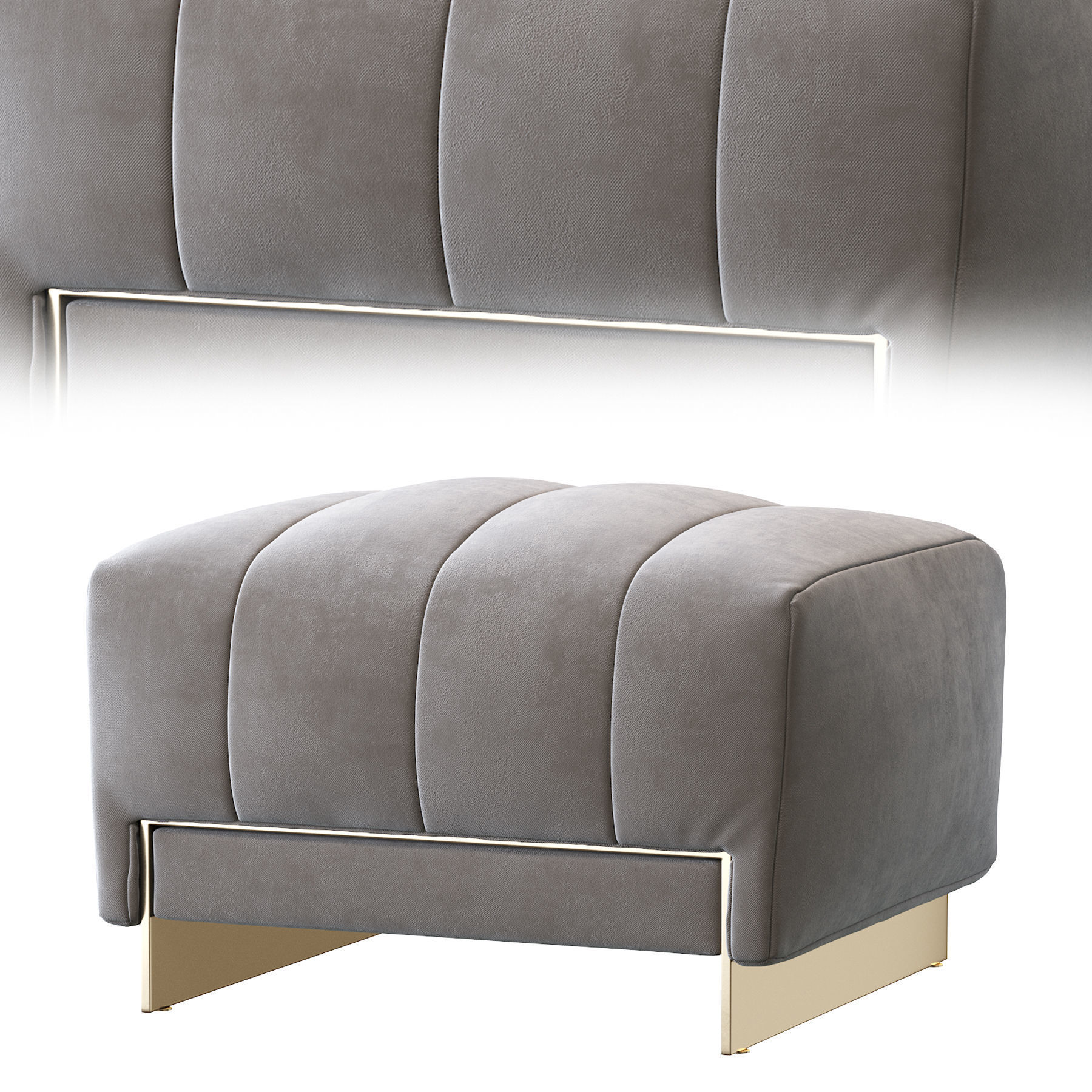 The Well Balanced Ottoman 3D model_1