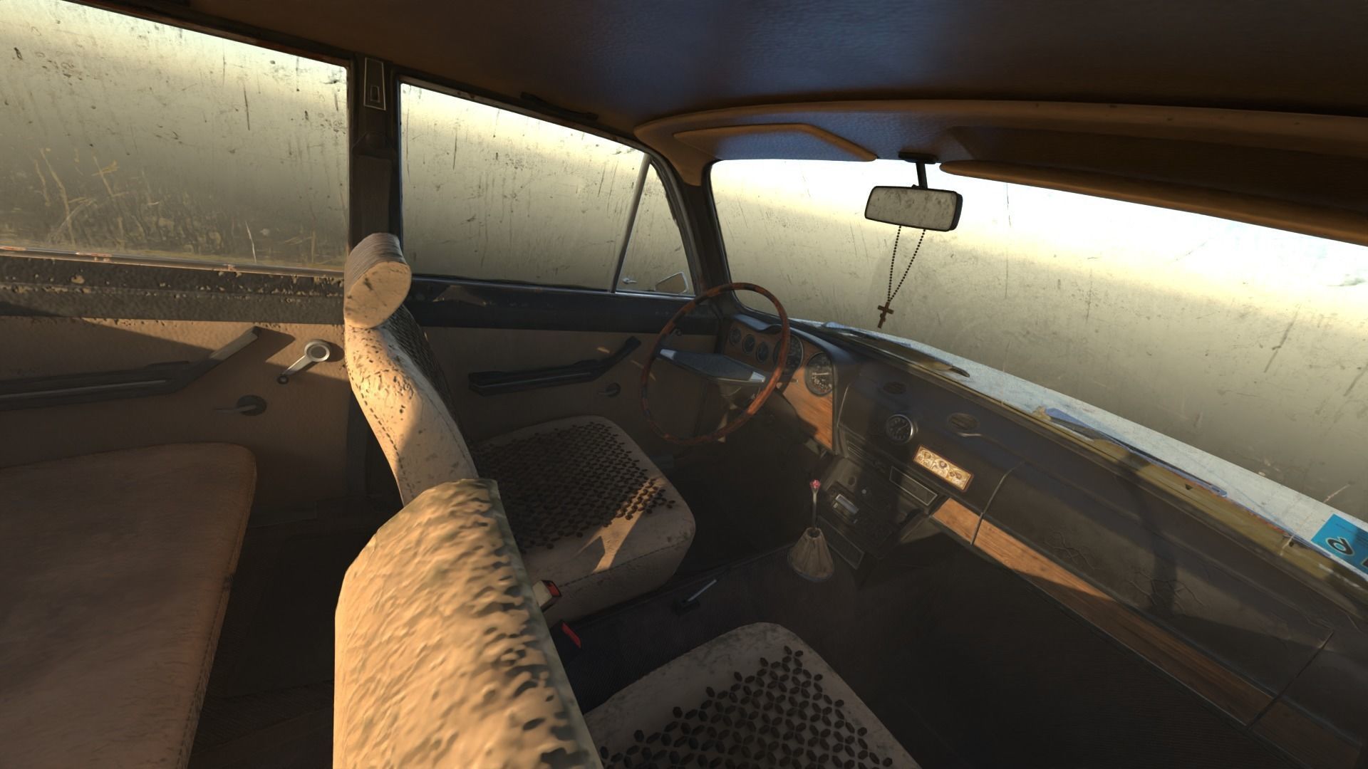 vaz 2106 Low-poly 3D model_4