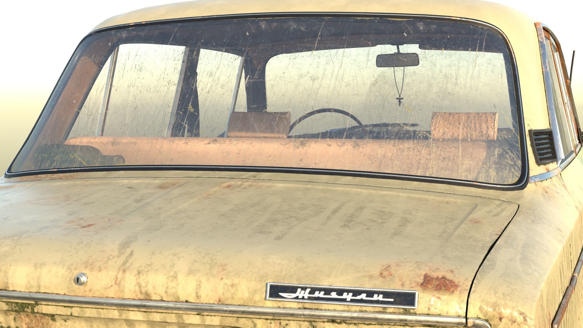 vaz 2106 Low-poly 3D model_11