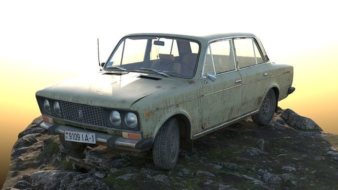 vaz 2106 Low-poly 3D model
