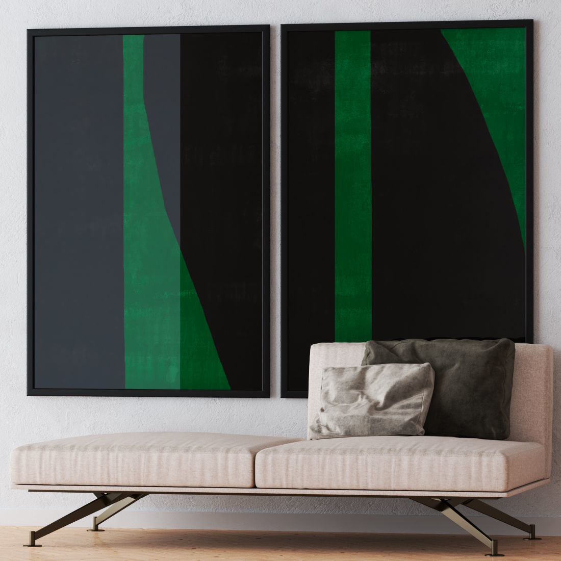 Set of large wall paintings  541 3D model_1