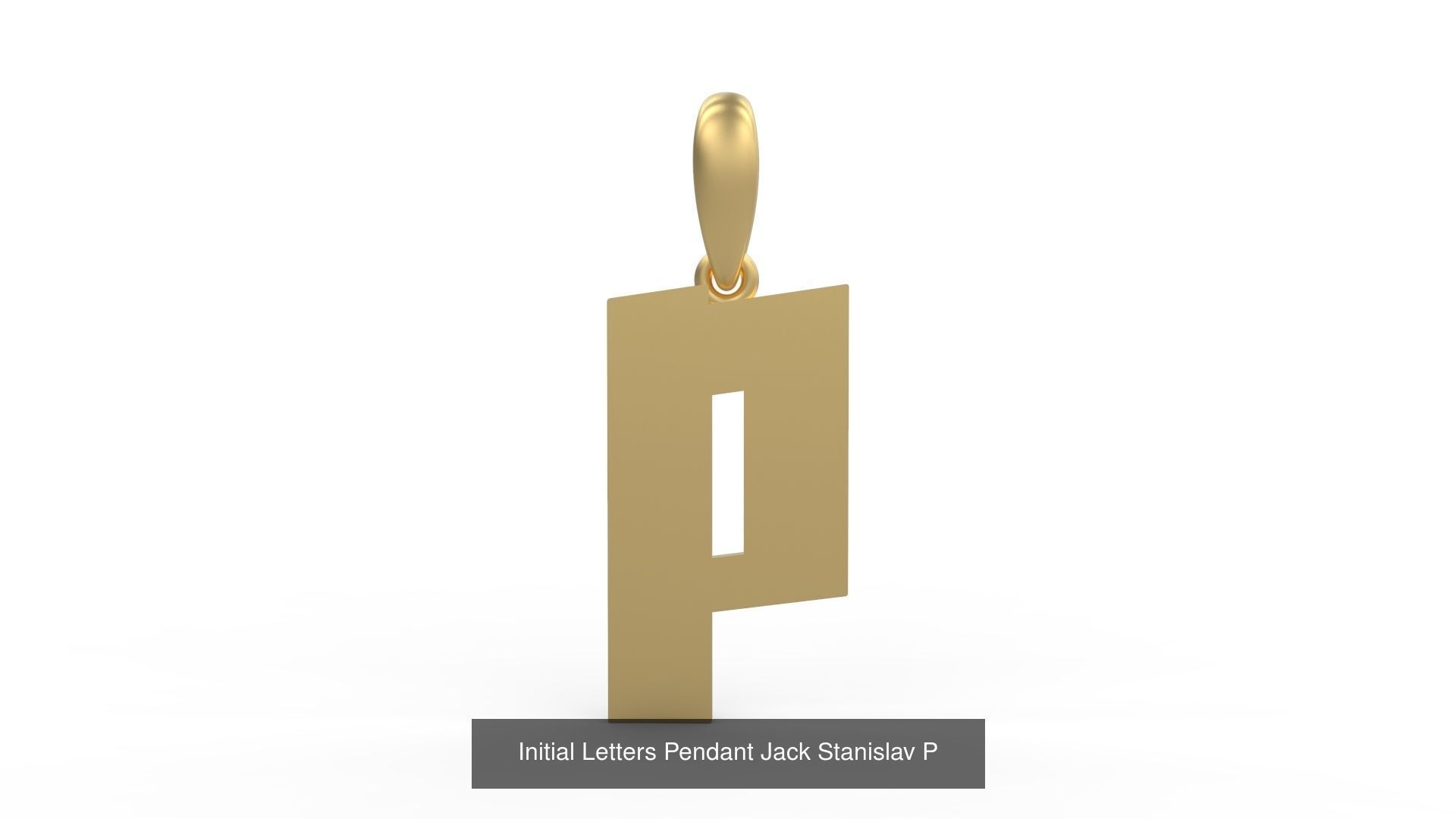 Initial Letters Pendant Alphabets Jack Stanislav 3D Model Collection_18